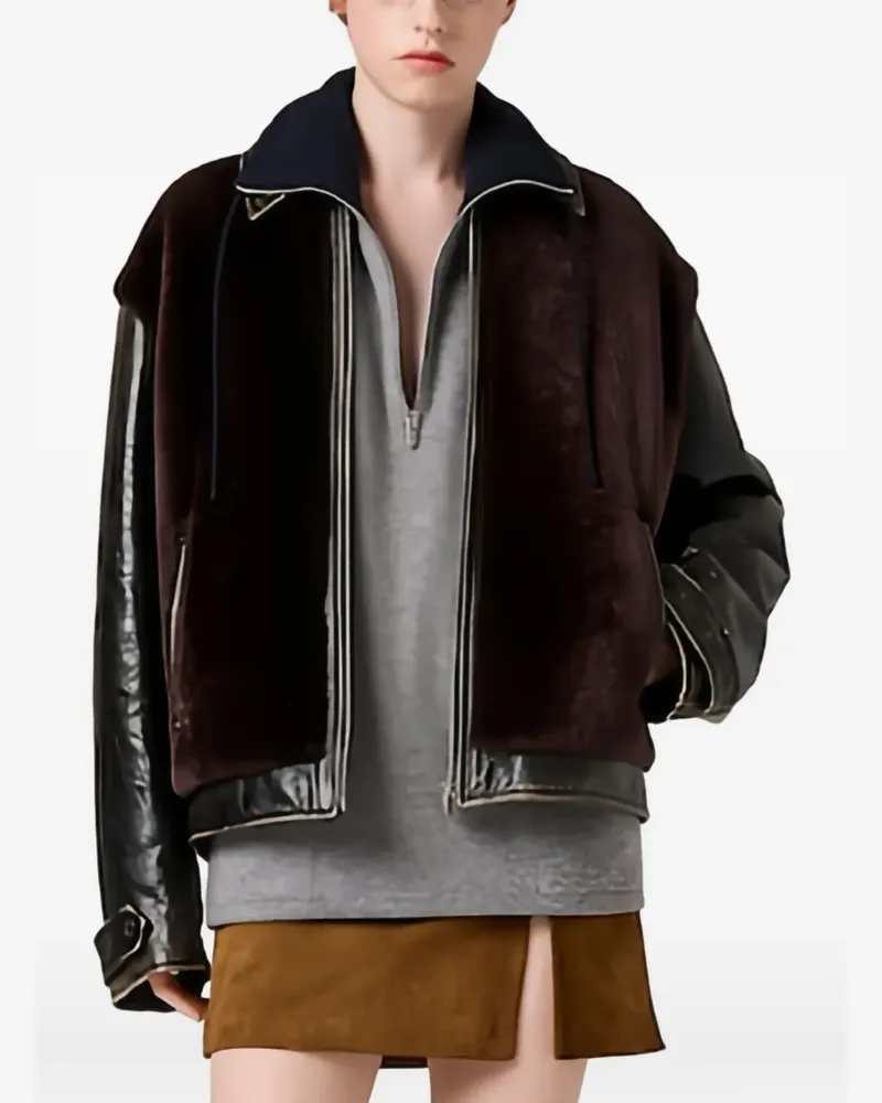 Miu Miu Pullover mit Reißverschluss - Grau Grau