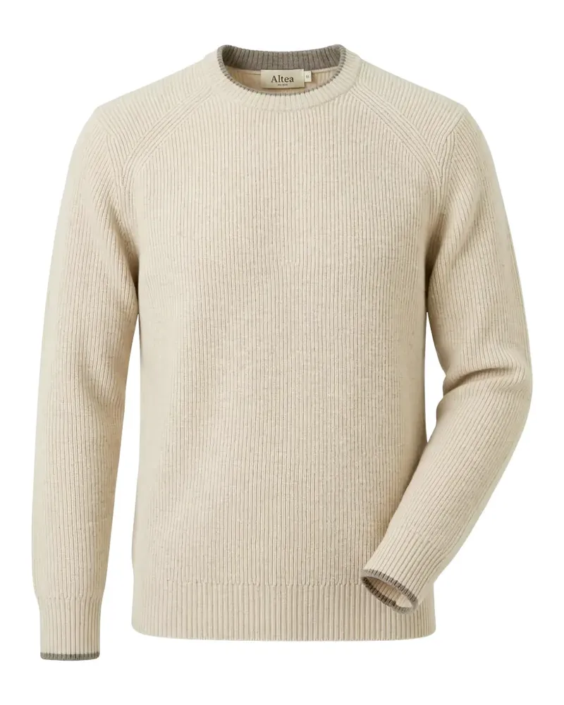 Altea ribbed-knit raglan-sleeve sweater - Nude Nude