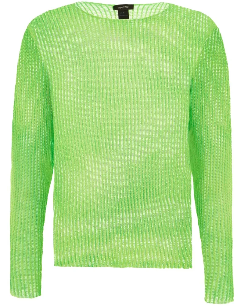 Avant Toi Pullover aus Leinen - Grün Grün