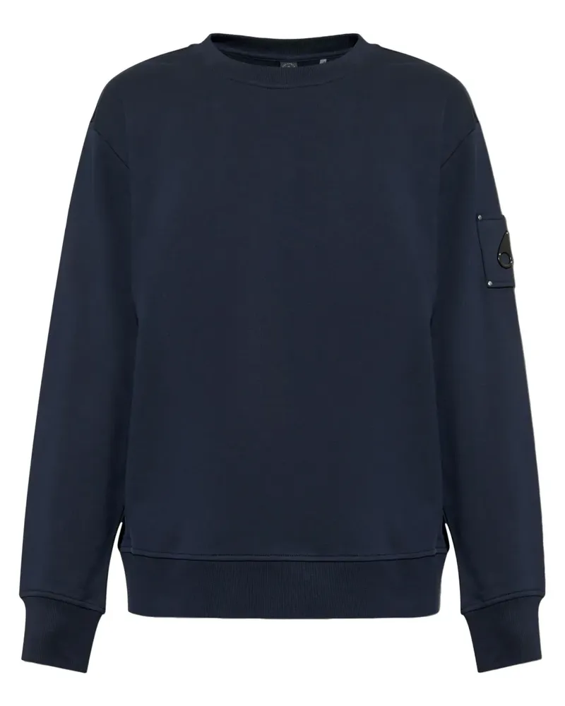 Moose Knuckles Sweatshirt mit Logo-Patch - Blau Blau
