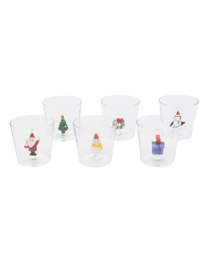 Ichendorf Milano Christmas Tales Gläser (6er-Set) - Weiß Weiß