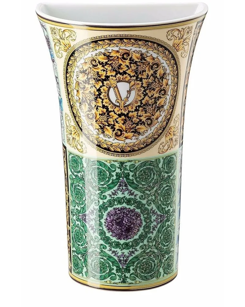 Versace Barocco Mosaic Vase 26cm Grün