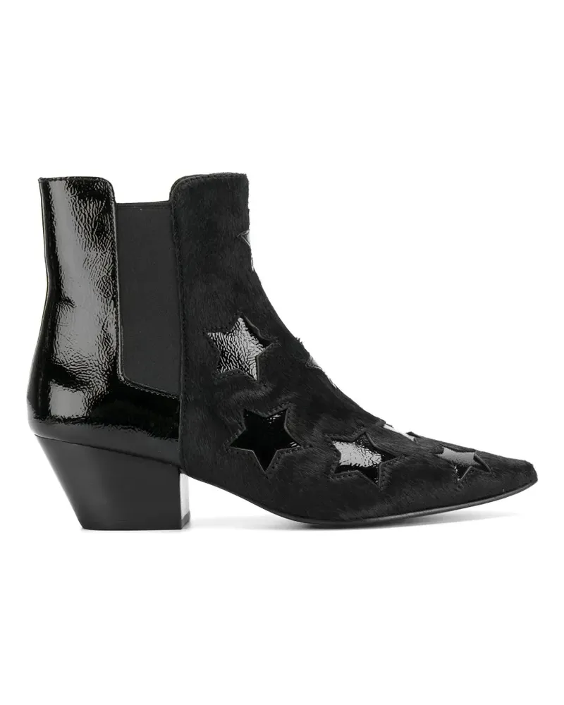 ash Stiefeletten mit Sternen - Schwarz Schwarz