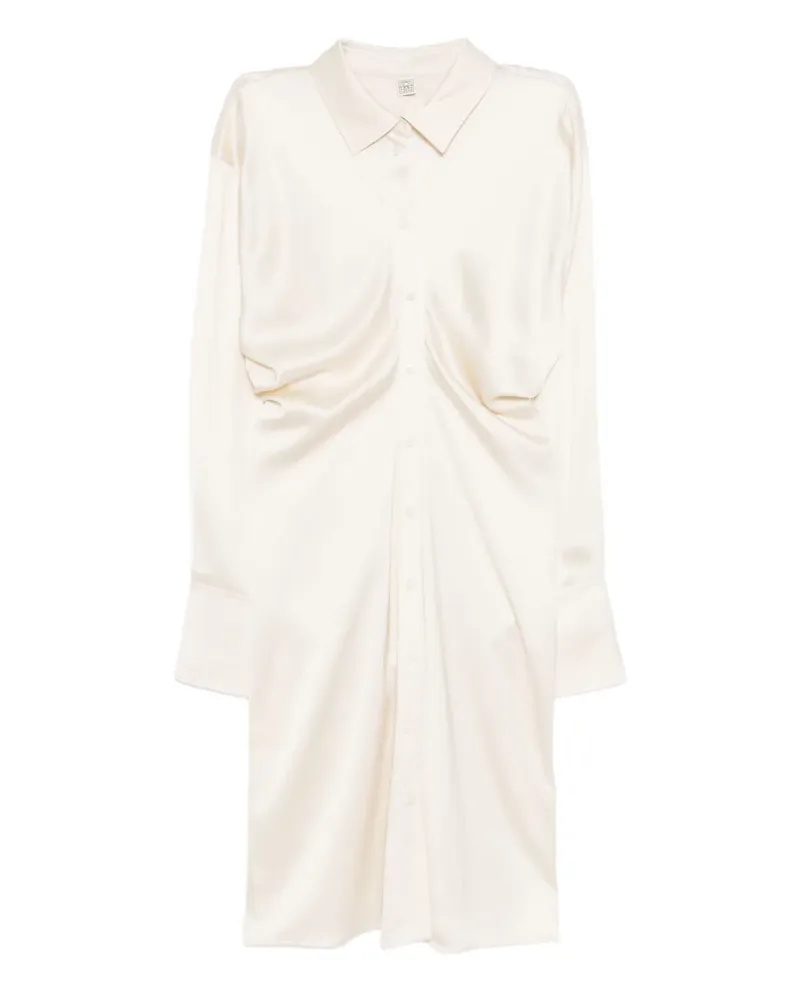 Totême Lockeres Hemdkleid - Nude Nude