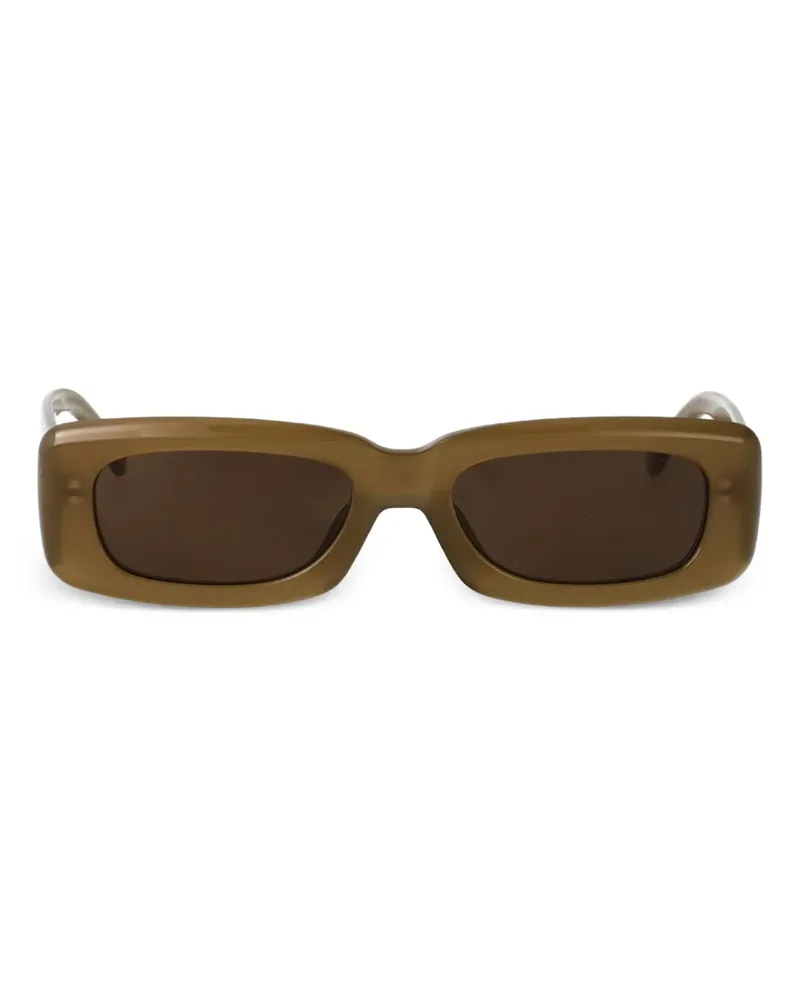 ATTICO Sonnenbrille mit eckigem Gestell - Grün Grün