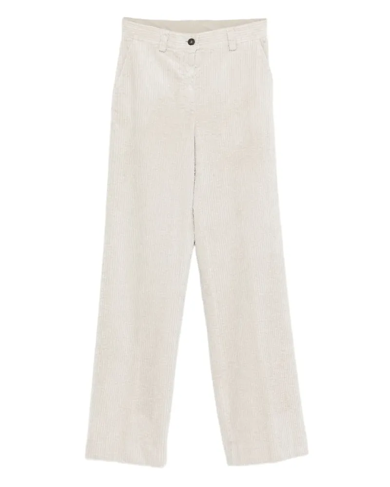 Antonelli Firenze Straight-Leg-Hose aus Cord - Nude Nude