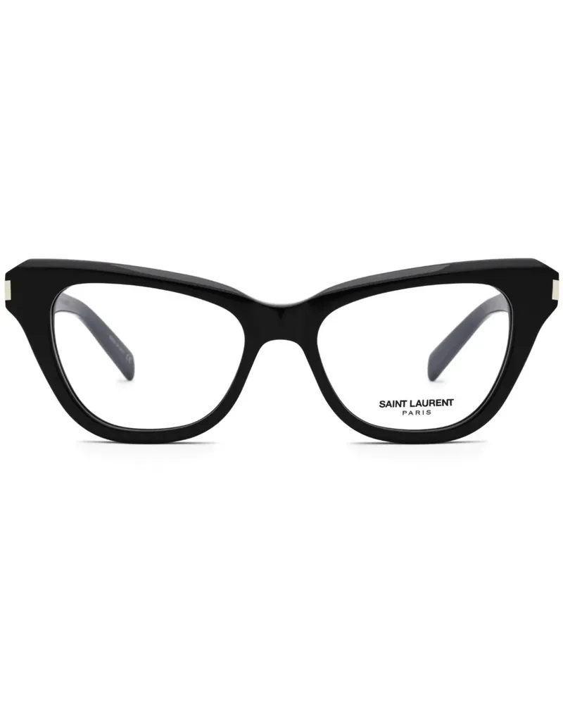 Saint Laurent Klassische Cat-Eye-Brille - Schwarz Schwarz