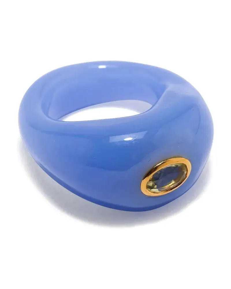 Lizzie Fortunato Ring mit Schmuckstein - Violett Violett