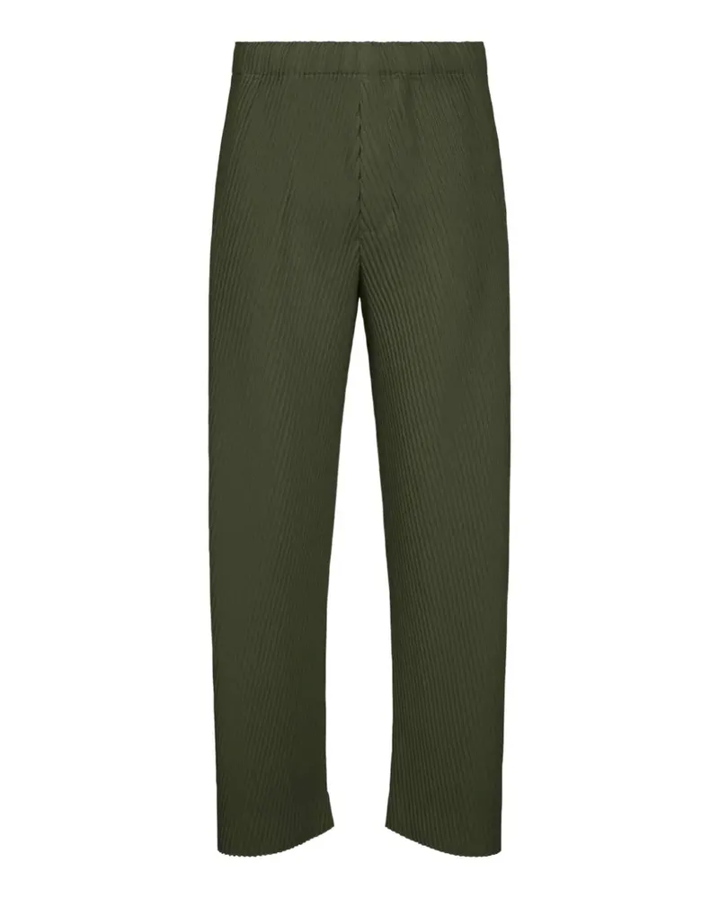 Issey Miyake Slash pleated trousers - Schwarz Schwarz
