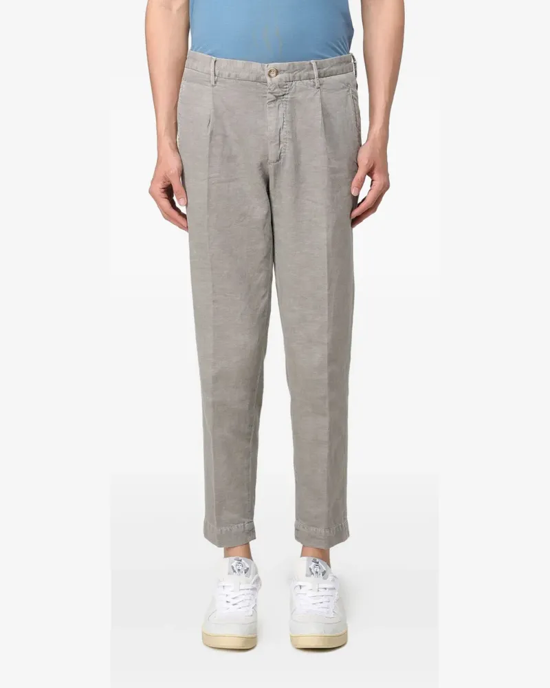 Incotex Plissierte Hose - Grau Grau