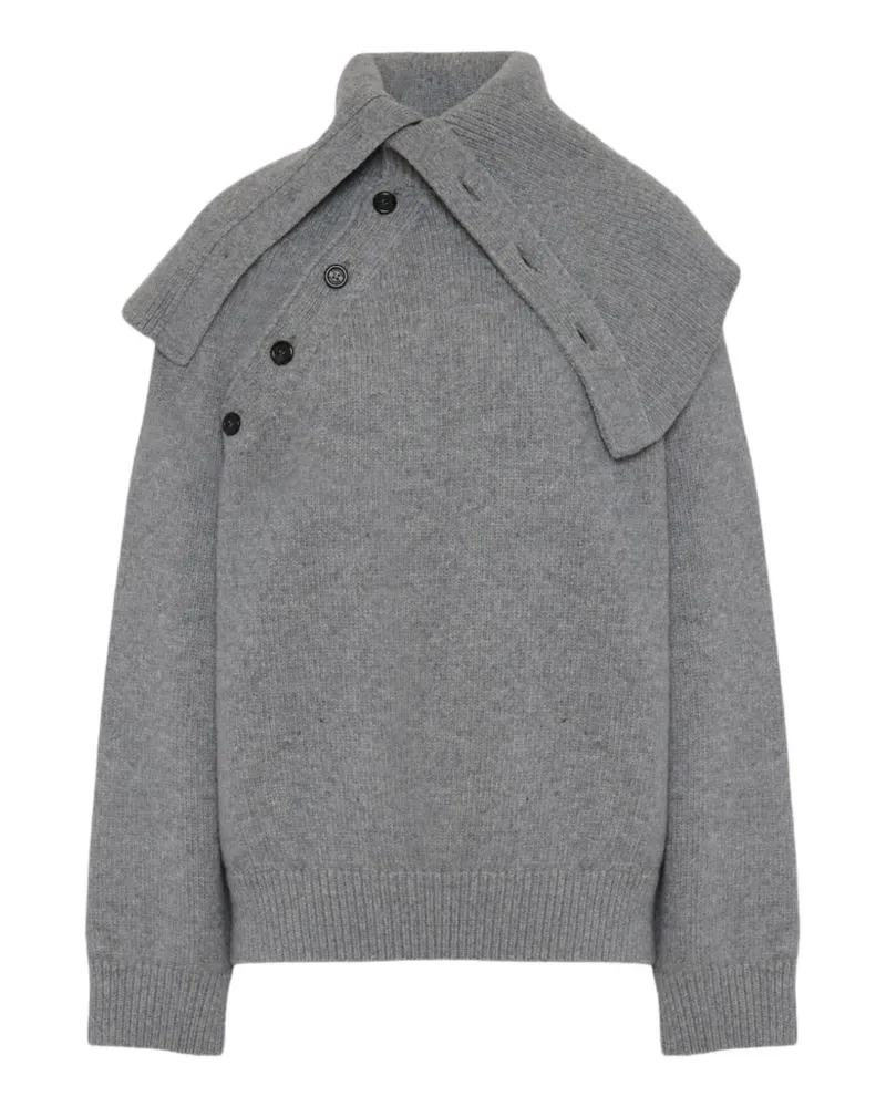 ARMARIUM Afra button-collar sweater - Grau Grau
