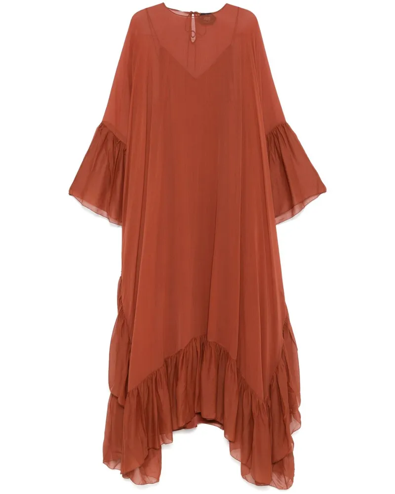 Taller Marmo Abendkleid aus Seide - Orange Orange