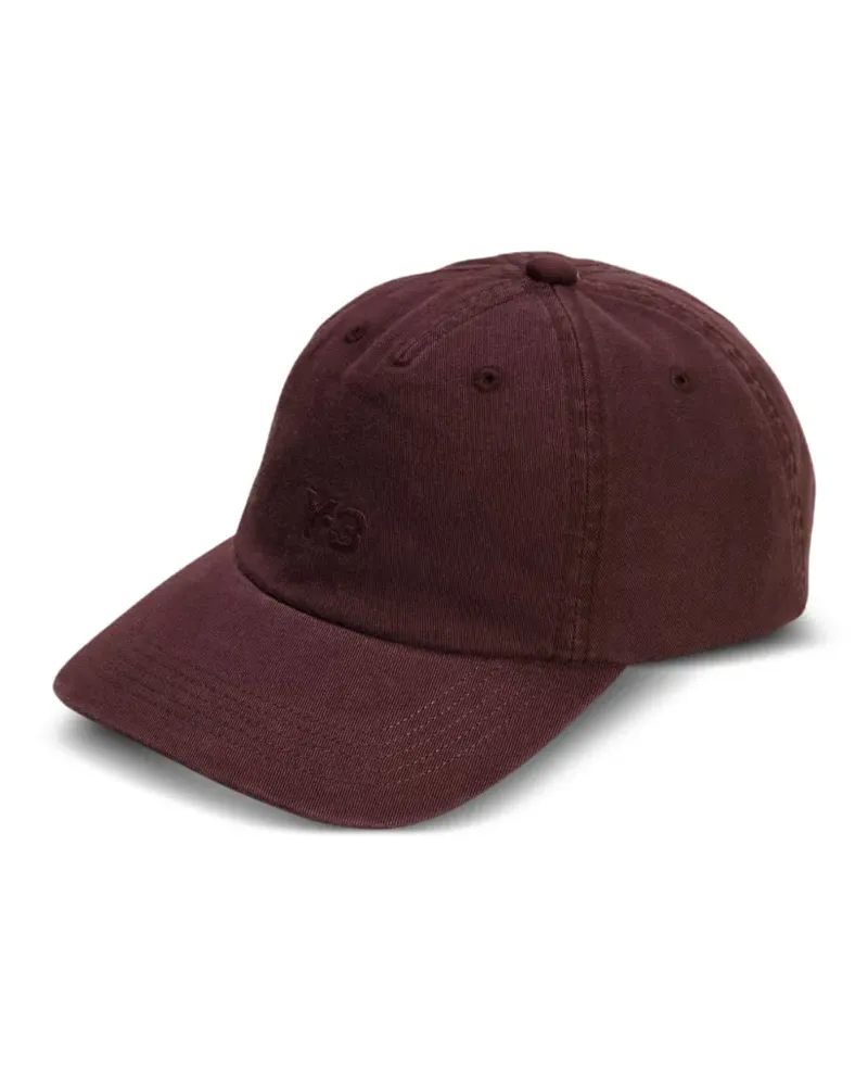 Y-3 Baseballkappe mit Logo-Stickerei - Braun Braun