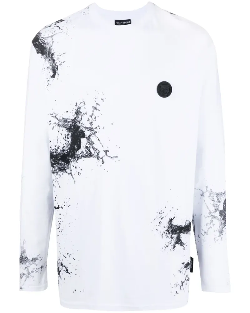 Philipp Plein Sweatshirt mit grafischem Print - Weiß Weiß