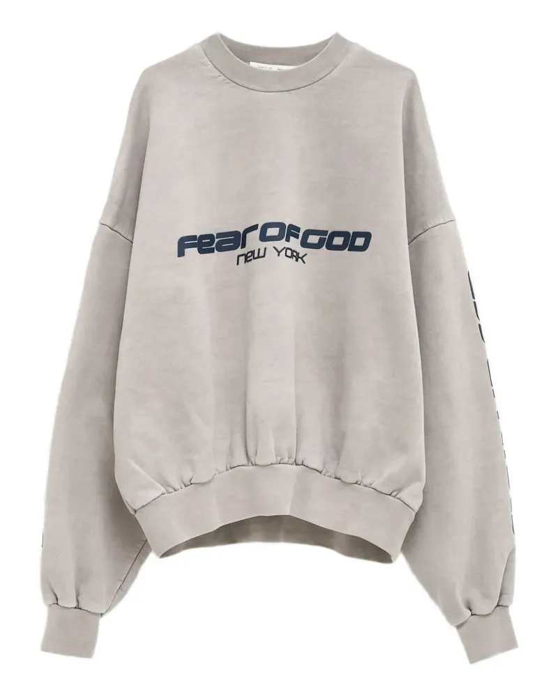 Fear of God long-sleeve logo-print sweatshirt - Grau Grau