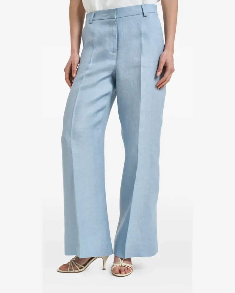Max Mara linen tailored trousers - Blau Blau