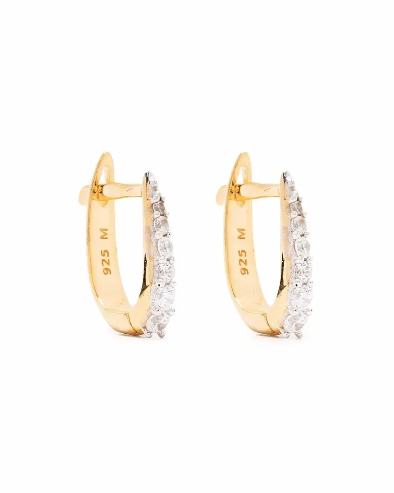 Missoma Ohrringe mit Kristallen - Gold Gold