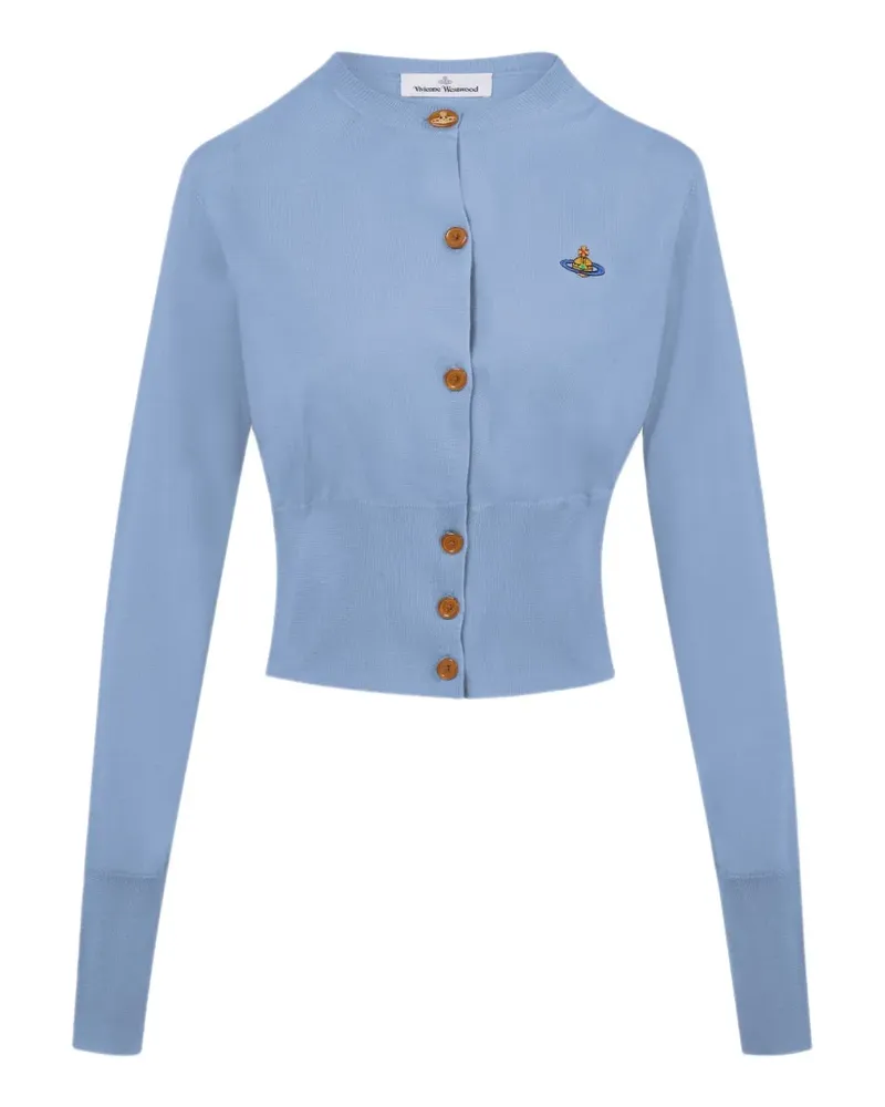 Vivienne Westwood Bea Cardigan mit Orb-Knöpfen - Blau Blau