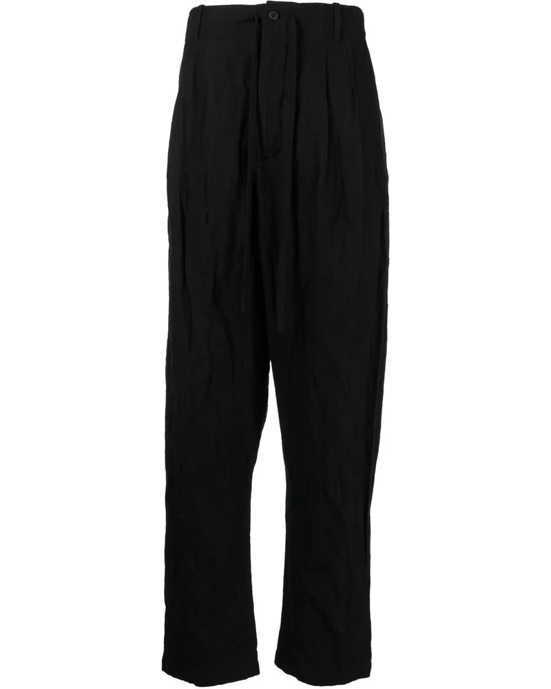 forme d'expression Hose mit tiefem Schritt - Schwarz Schwarz