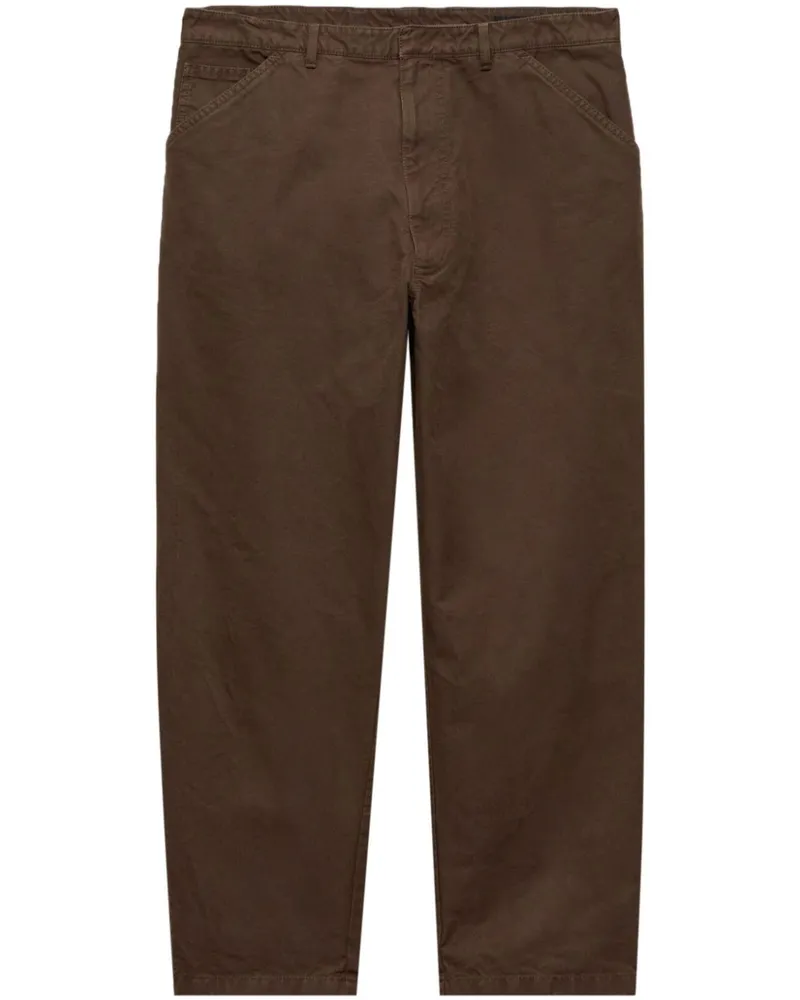 Prada Chino mit Triangel-Logo - Braun Braun