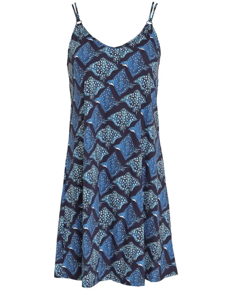 Lygia & Nanny Sardenha Bio Minikleid - Blau Blau