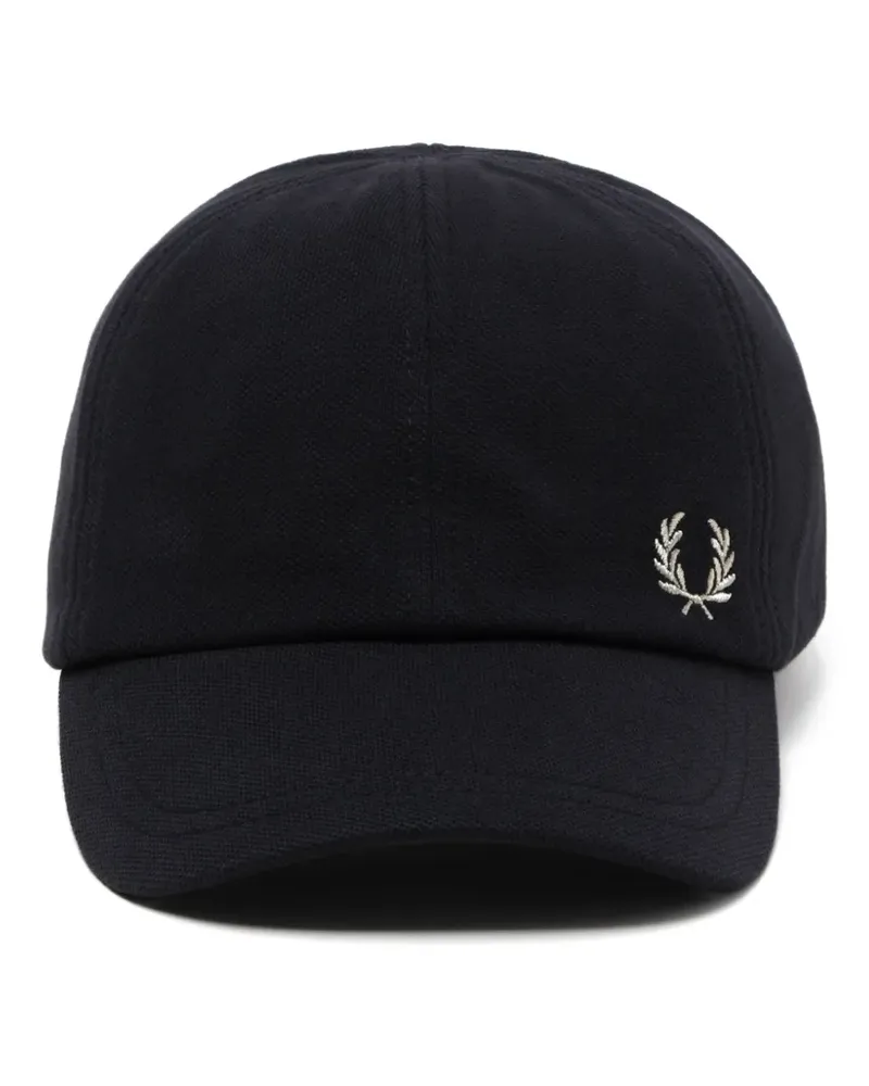 Fred Perry Baseballkappe mit Logo-Stickerei - Schwarz Schwarz