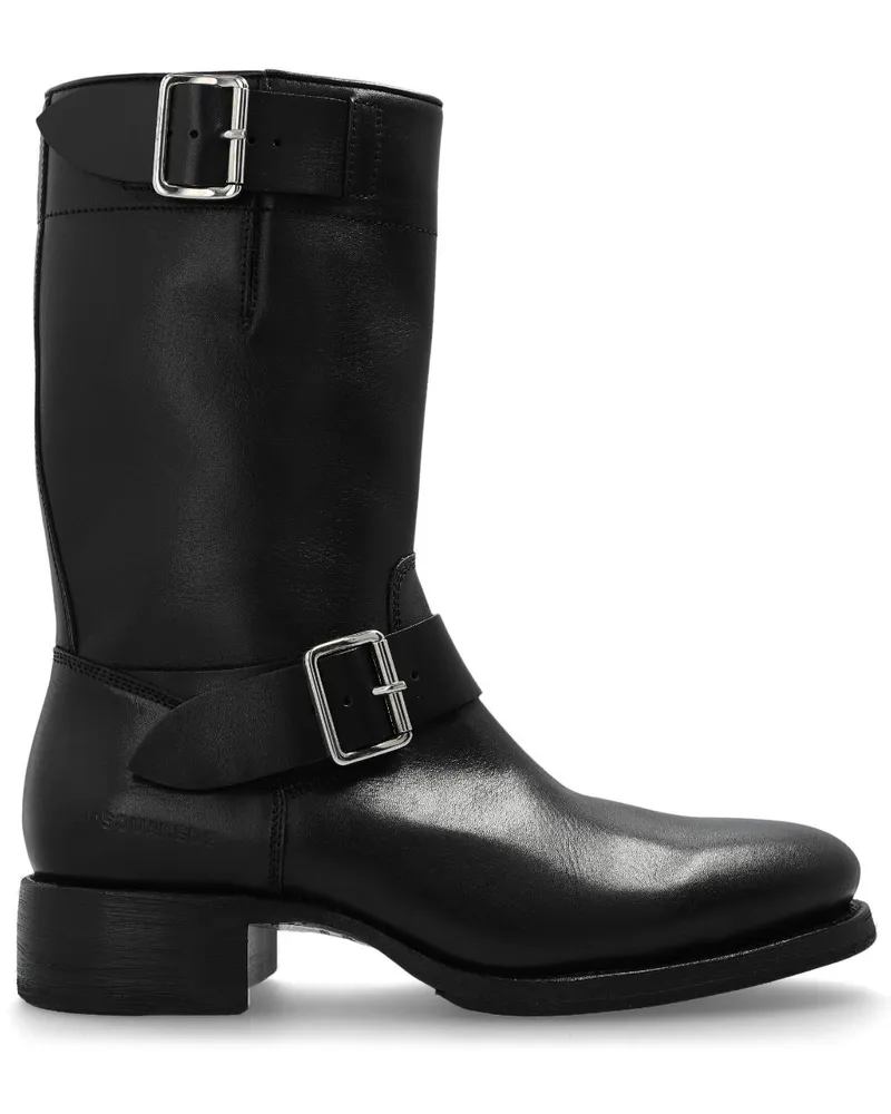 Dsquared2 Stiefel mit Schnallenverschluss - Schwarz Schwarz