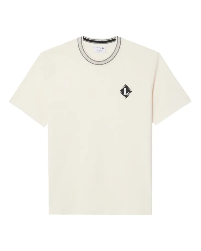 Lacoste logo-detail T-shirt - Nude Nude