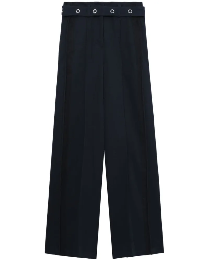 3.1 phillip lim Bundfaltenhose mit geradem Schnitt - Schwarz Schwarz