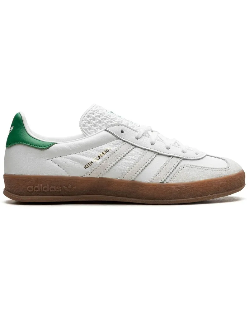 adidas Gazelle Indoor "Kith- White / Green" Sneakers Weiß