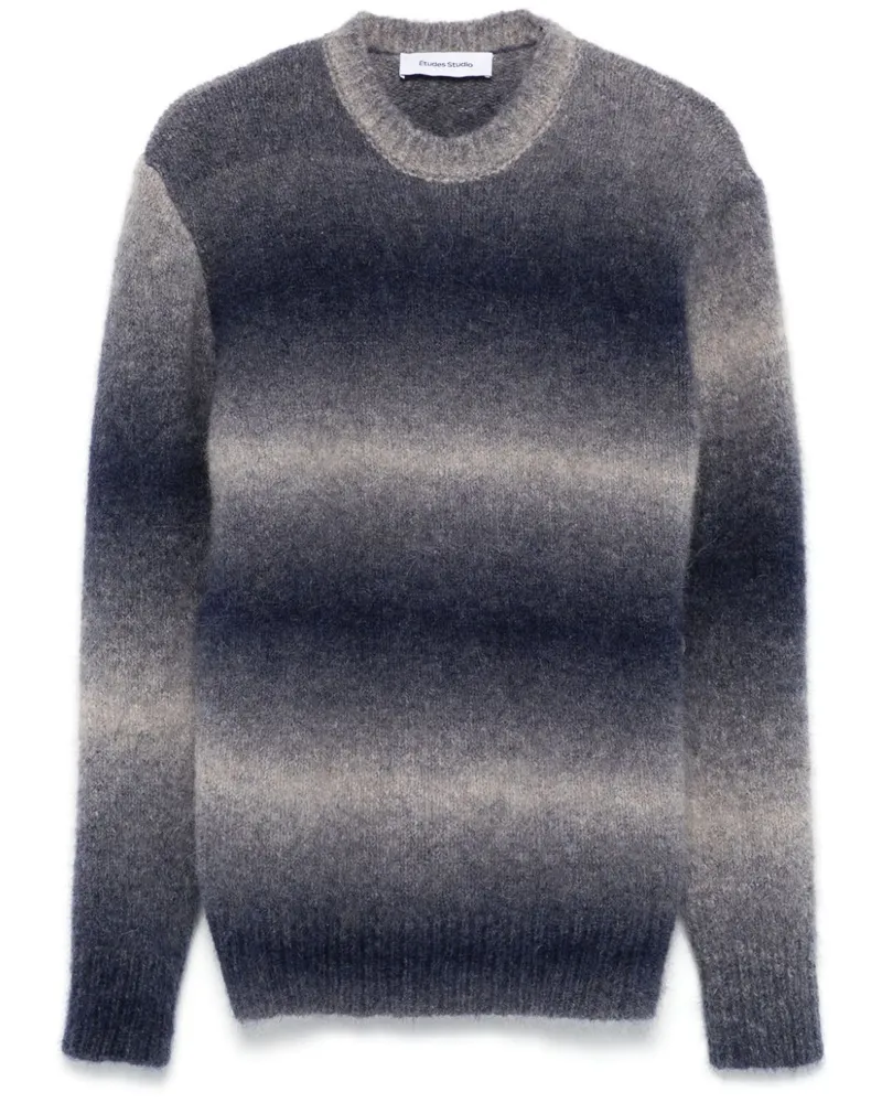 Études Studio Pullover mit rundem Ausschnitt - Blau Blau