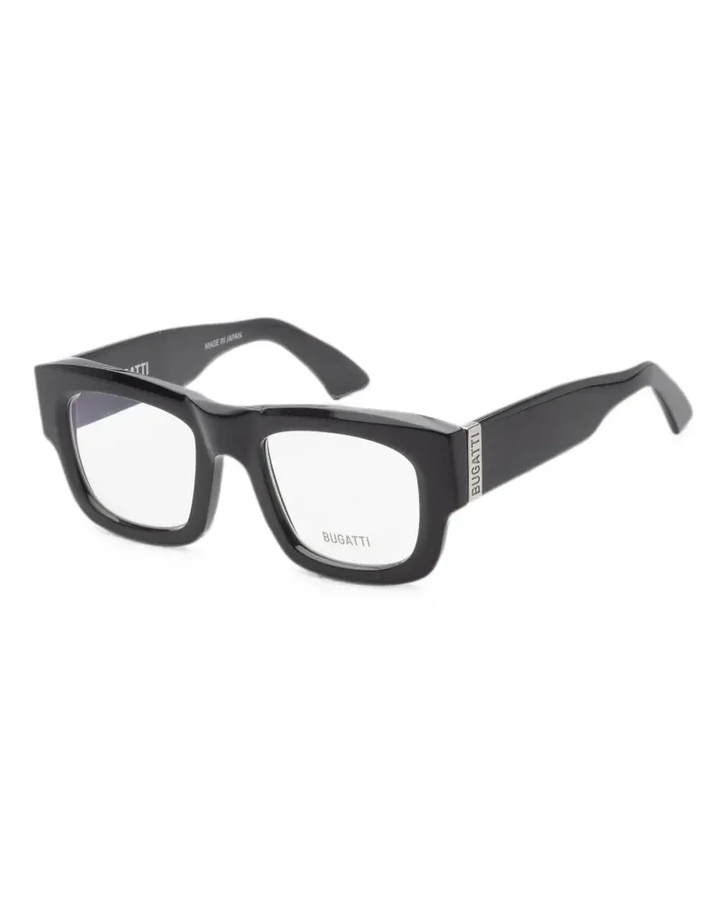 Bugatti Brille mit eckigem Gestell - Schwarz Schwarz