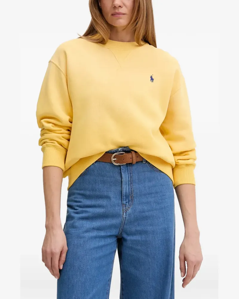 Ralph Lauren Sweatshirt mit Polo Pony-Stickerei - Gelb Gelb
