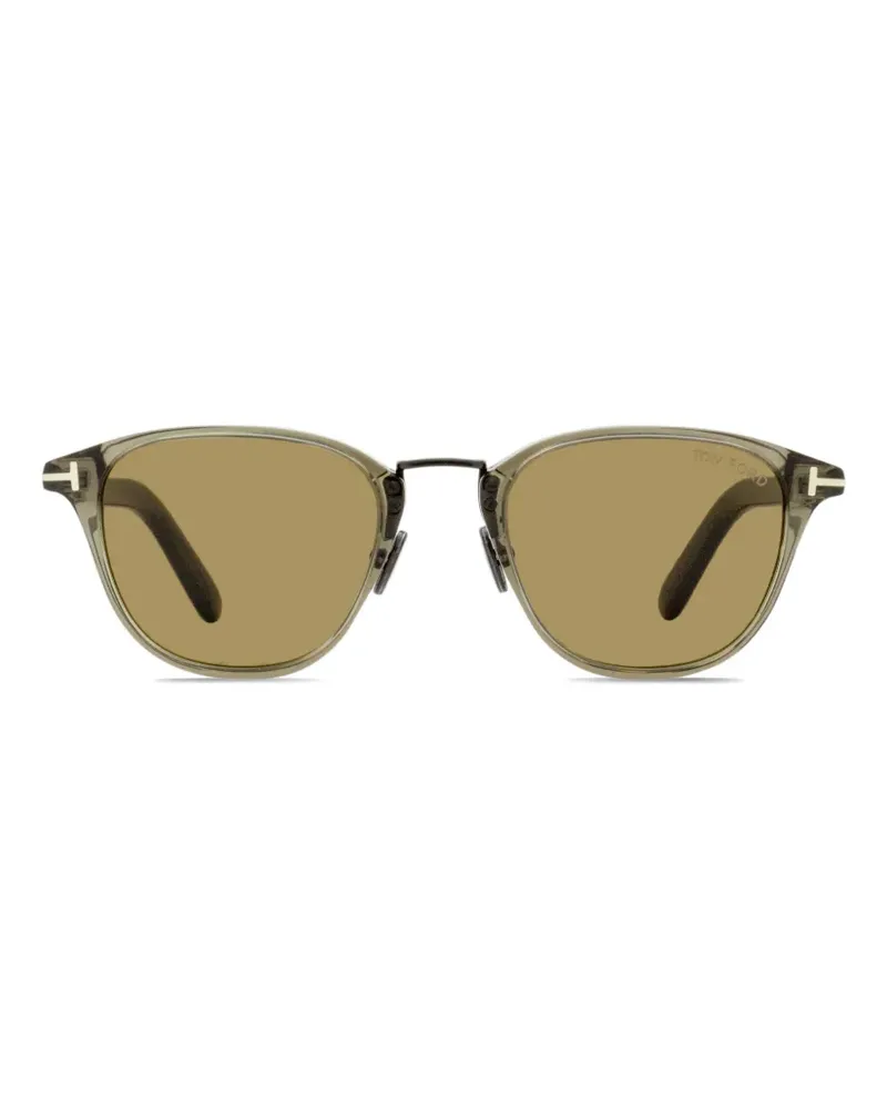 Tom Ford metal-bridge geometric-frame sunglasses - Grau Grau
