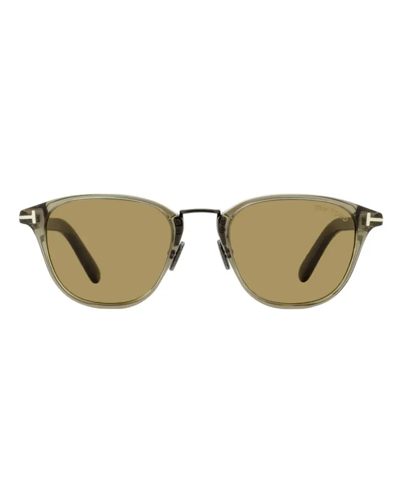 Tom Ford metal-bridge geometric-frame sunglasses - Grau Grau