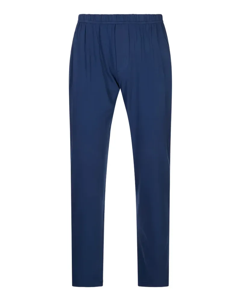 Kiton elasticated-waistband pajamas trousers - Blau Blau