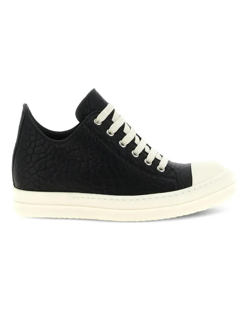 Rick Owens Sneakers mit Python-Effekt - Schwarz Schwarz