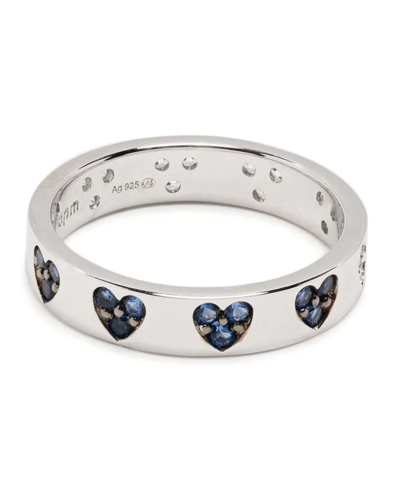 APM Monaco Heart Ring - Silber Silber