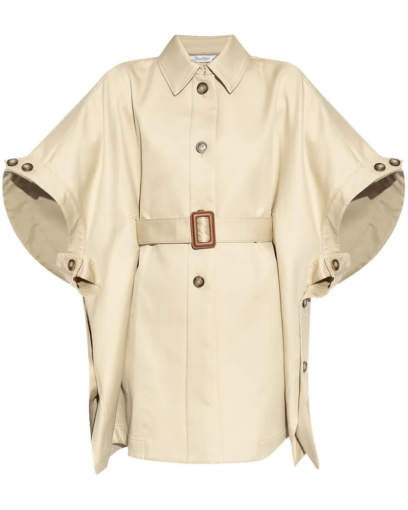 Max Mara Agape Poncho - Nude Nude