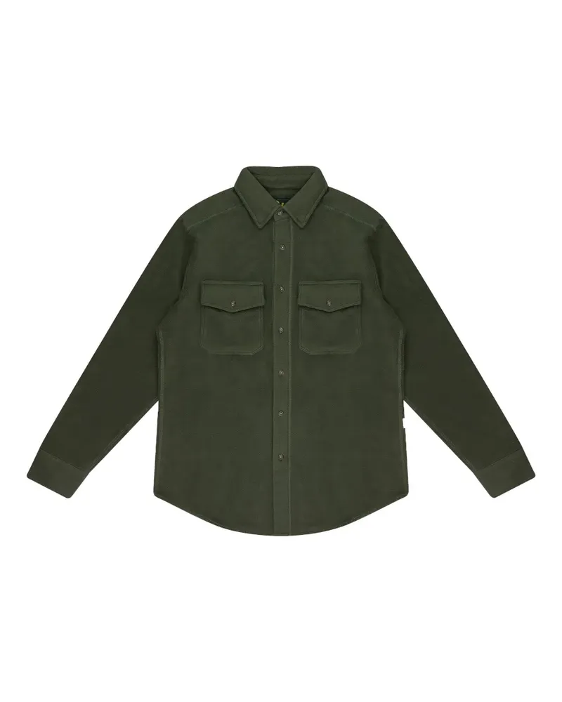 Aimé Leon Dore fleece button-down shirt - Grün Grün