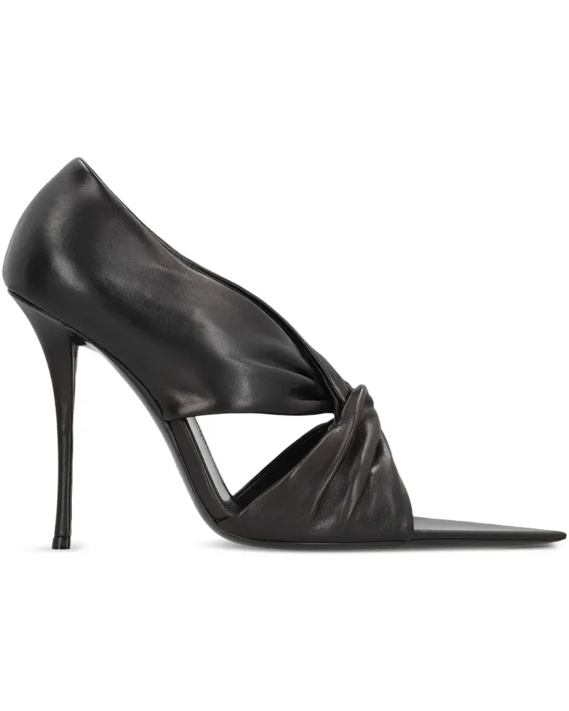Saint Laurent Pumps aus Leder - Schwarz Schwarz