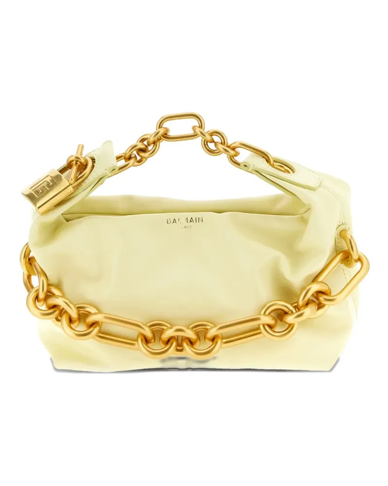 Balmain Mini Sync Chain Tote Bag - Gelb Gelb