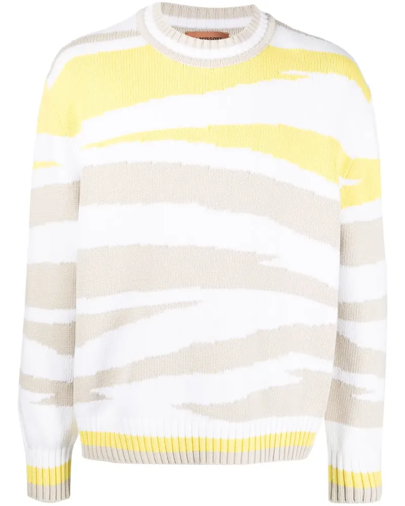 Missoni Pullover mit Zebramuster - Weiß Weiß