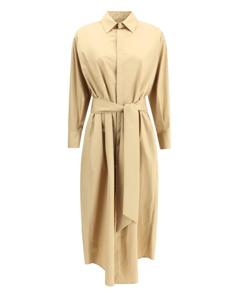 Sa Su Phi Baloon Midikleid mit Raffungen - Nude Nude