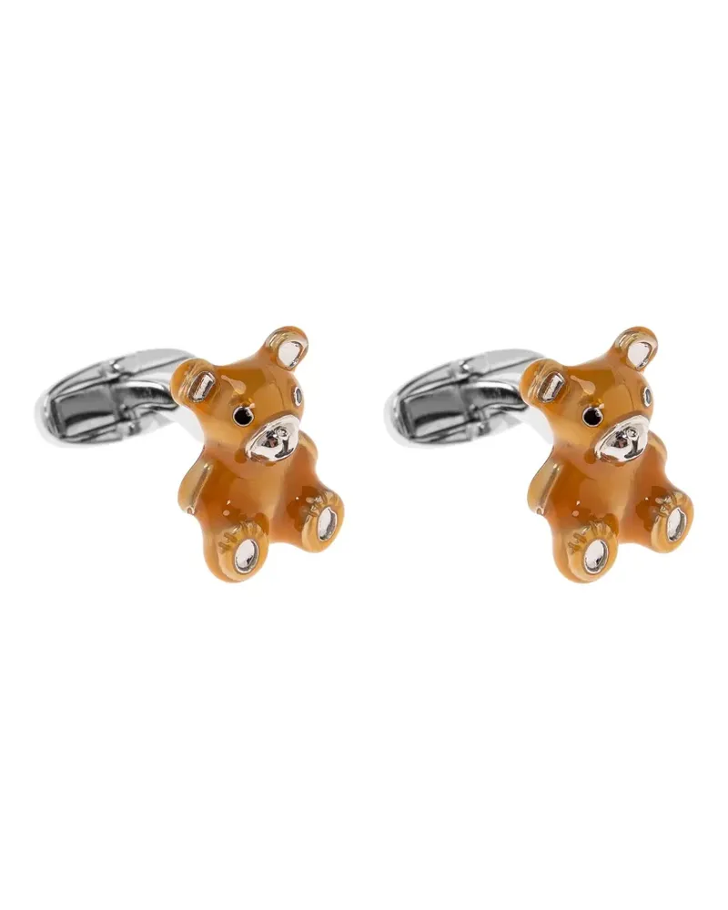 Paul Smith Manschettenknöpfe mit Teddy - Silber Silber