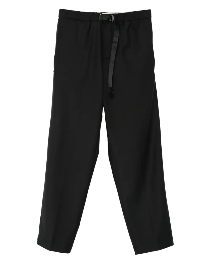 PLAN C Straight-Leg-Hose mit elastischem Bund - Schwarz Schwarz