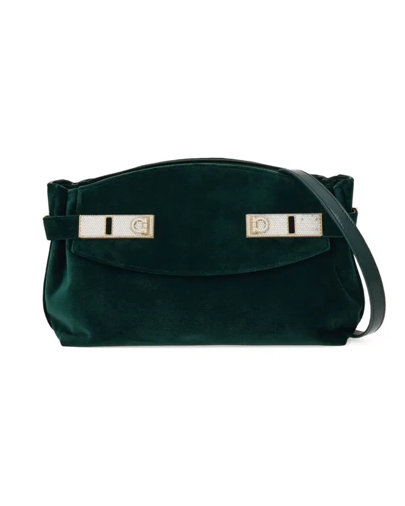 Ferragamo Mini Hug Umhängetasche - Grün Grün