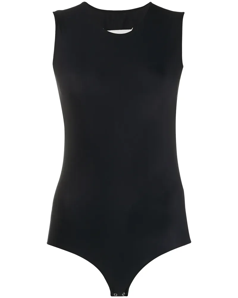 Maison Margiela Schmaler Body - Schwarz Schwarz