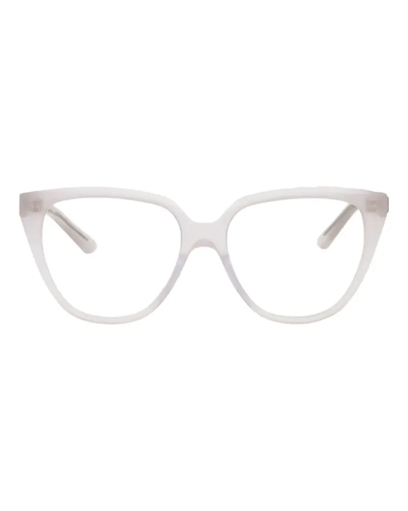 Balenciaga cat-eye logo glasses - Weiß Weiß
