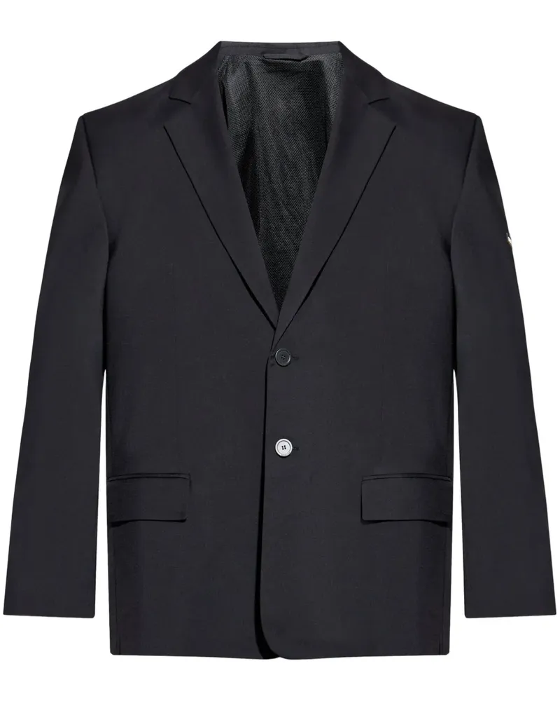 Balenciaga Einreihiges Sakko - Schwarz Schwarz